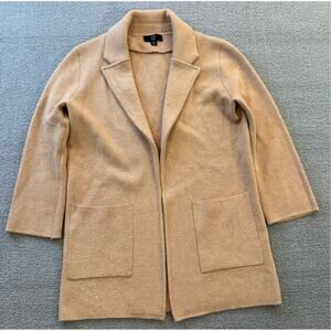 J.Crew 365 Womens XXS Tan Beige Open Front Blazer Cardigan Coat